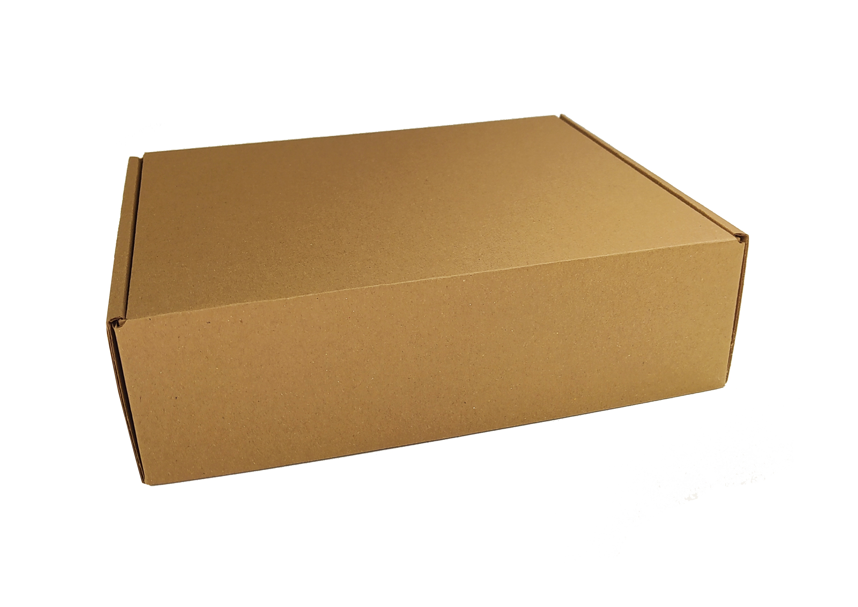 Kolievi Oluklu Kilitli Karton Kutu 23.5x19.5x7 cm