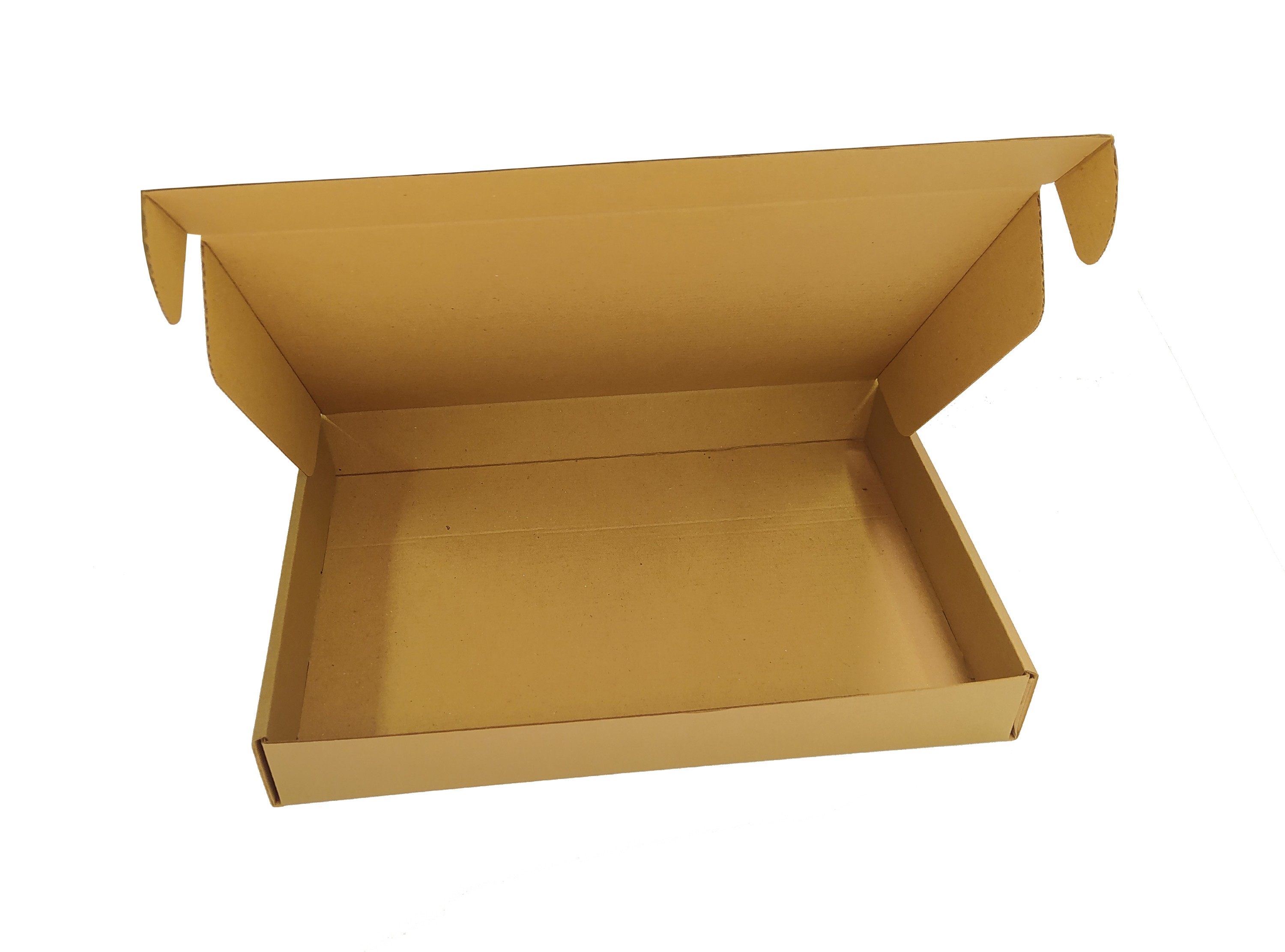 Kolievi Oluklu Kilitli Karton Kutu 31.5x21.5x4.5 cm