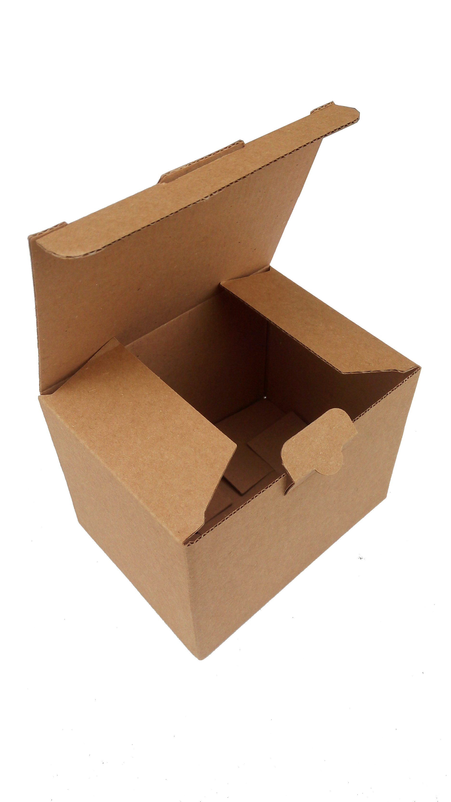 Kolievi Oluklu Kilitli Karton Kutu 13.5x10x10cm