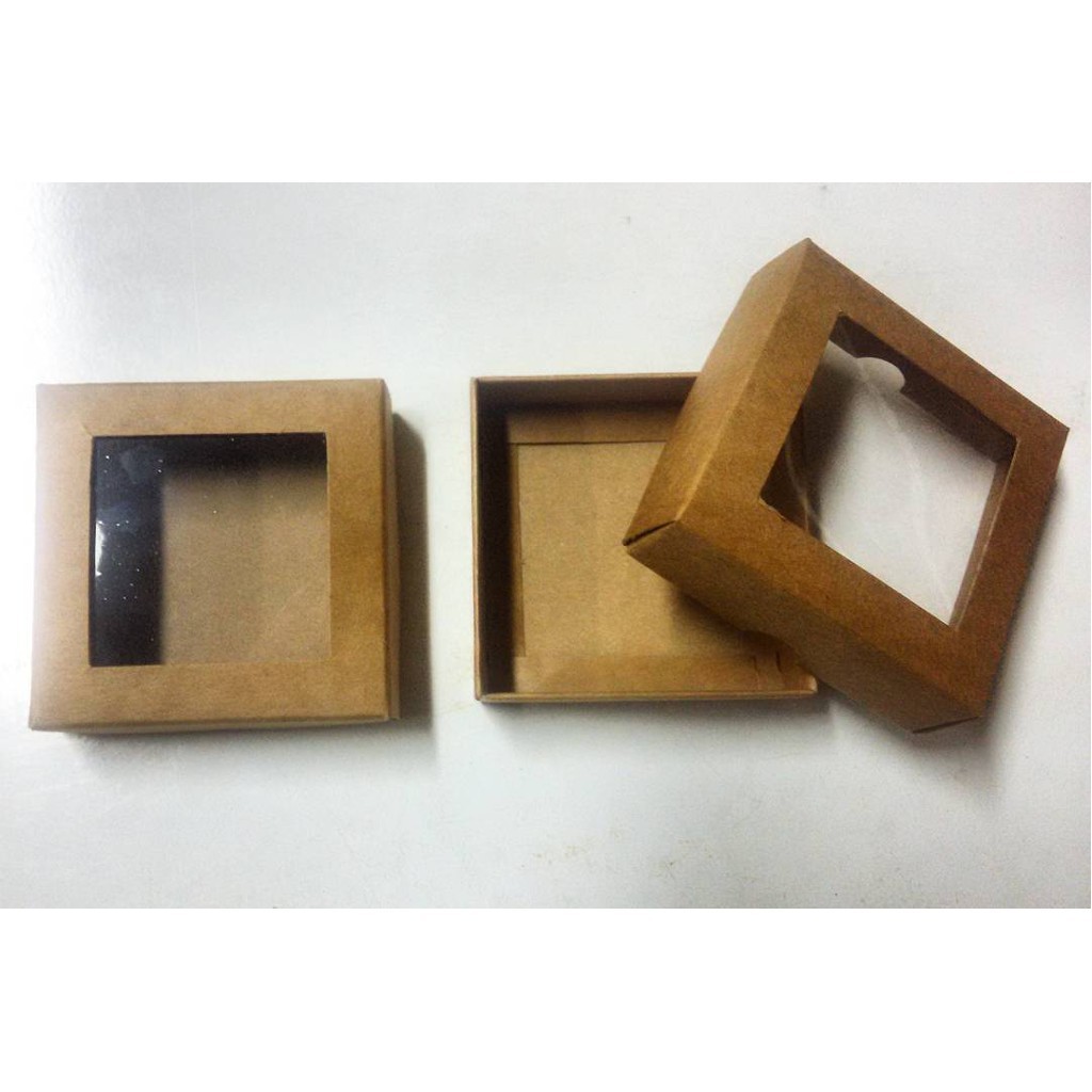 Kolievi Kraft Kutu 8×8×2,5 cm (Asetat Pencereli)