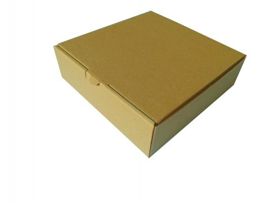 Kolievi Oluklu Kilitli Karton Kutu 18x18x5.5 cm - 4,45 TL KDV Dahil