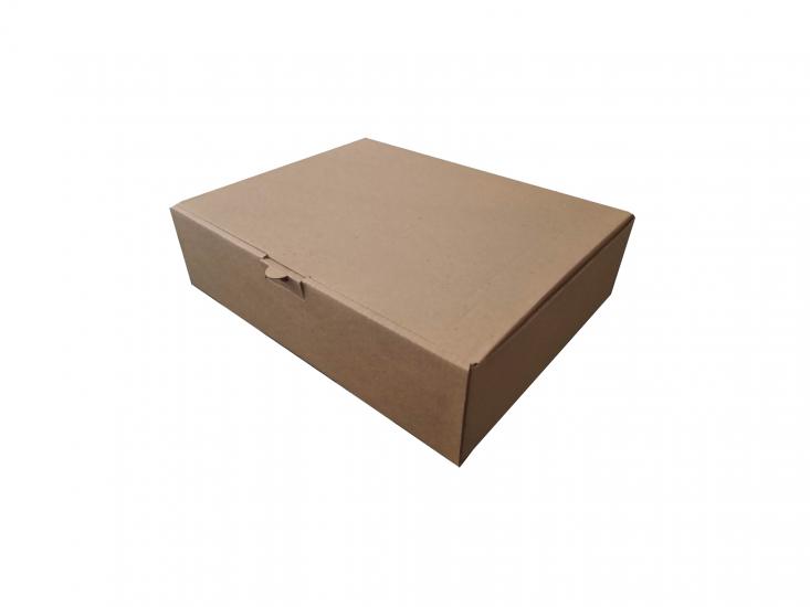 Kolievi Oluklu Kilitli Karton Kutu 26x20x7 cm - 7.25 TL KDV Dahil